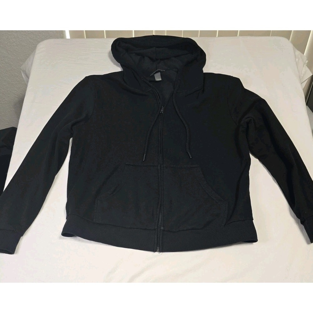 Eddie Bauer Women's Large Full-Zip Hoodie Black